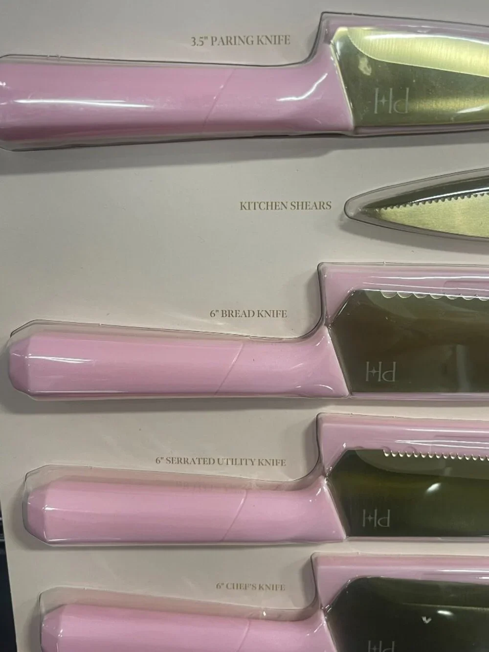 Paris Hilton Pink 5 Piece Cutlery Knife Set NIP